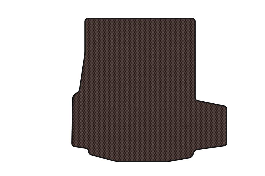 BMW 5 Series G30/G31 2017–2023 Rubber Trunk Mat Carsuit V-2 (for G30, brown) Image