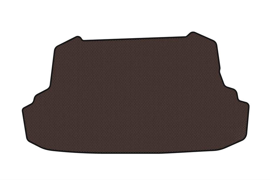 BYD F3 2013-2015 Rubber trunk mat Carsuit (with cutout for gas cylinder, SD, brown) Photo 1