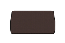 Dodge Grand Caravan V 2008-2020 Rubber trunk mat Carsuit (2008-2020, lower, 8-seater/SXT trim, brown) photo 1