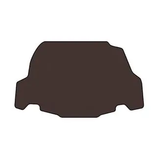 Rubber trunk mat Carsuit (2009-2014, GT, Convertible, brown)