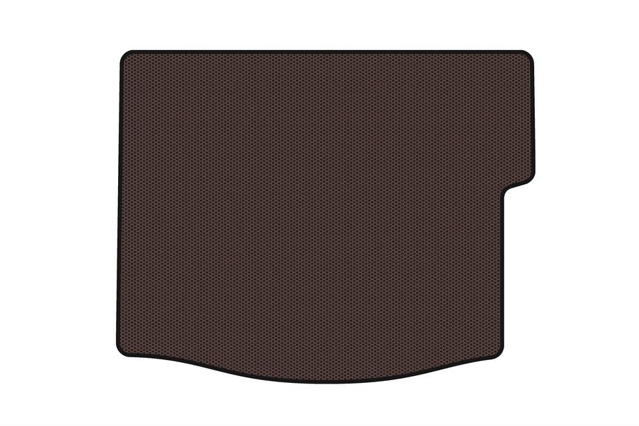 Ford Focus III 2011-2017 Rubber trunk mat Carsuit (with subwoofer, HB, brown) Image
