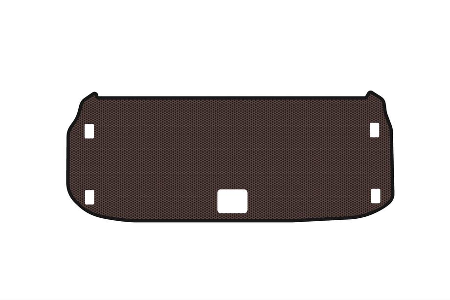 Infiniti QX60 2016-2021 Rubber trunk mat Carsuit (up to 3rd row, brown) Image