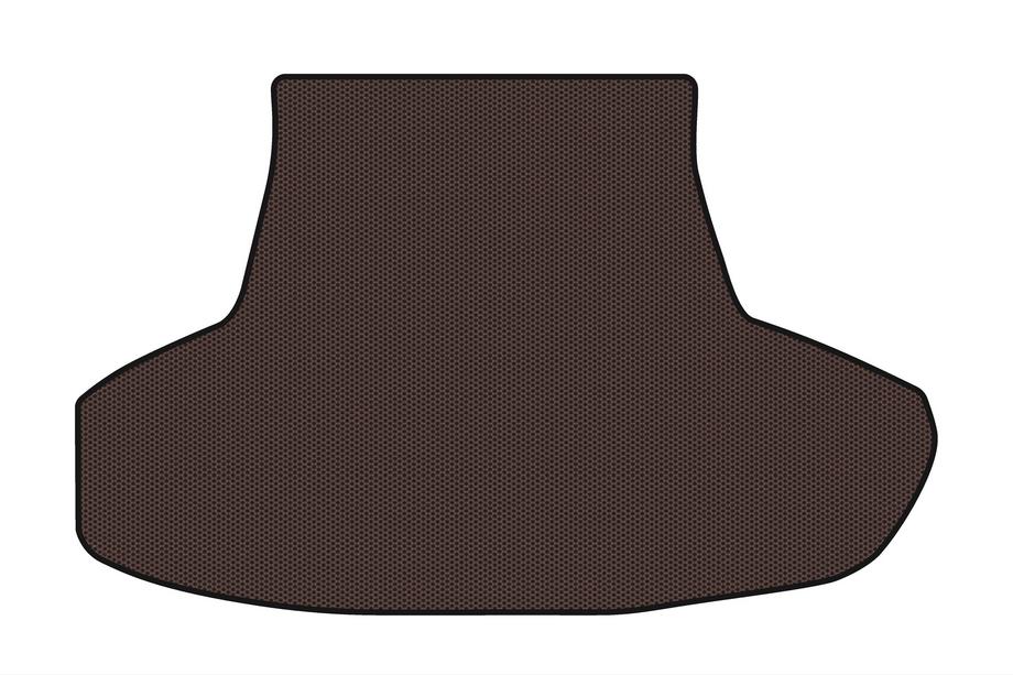 Infiniti Q50/Q60 2013-2024 Rubber trunk mat Carsuit (without spare wheel and 2 batteries, SD, brown) Image
