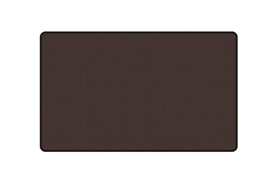Kia Carens 1999-2012 Rubber trunk mat Carsuit (2006-2012, 3 rows, 7-seater, brown) Image