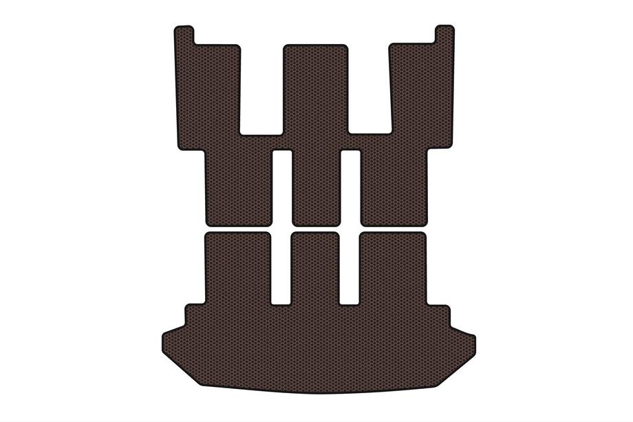 Peugeot 807 2002-2014 Rubber Trunk Mat Carsuit V2 (Brown) Photo 1