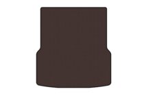 Tesla Model S 2012– Rubber trunk mat Carsuit front (4WD, 2012-2021, brown) photo 1