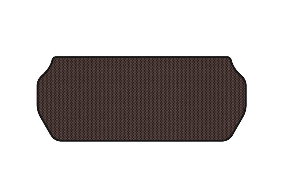 Opel Zafira A 1998-2005 Rubber trunk mat Carsuit (for 3rd row, 2003-2005, 7-seater, brown) Photo 1