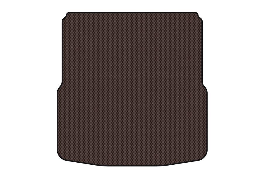 Skoda Superb 2009-2015 Rubber trunk mat Carsuit (double false floor, SW, brown) Image
