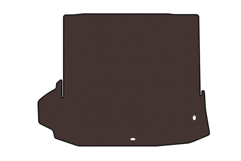 Toyota Highlander 2019- Rubber trunk mat Carsuit V3 (without subwoofer, 7-seater, brown) Image