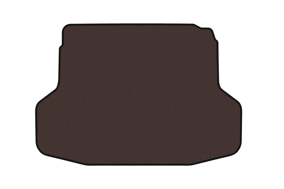 Honda Civic Sedan VII 2001-2006 Rubber trunk mat Carsuit (Coupe, brown) Image
