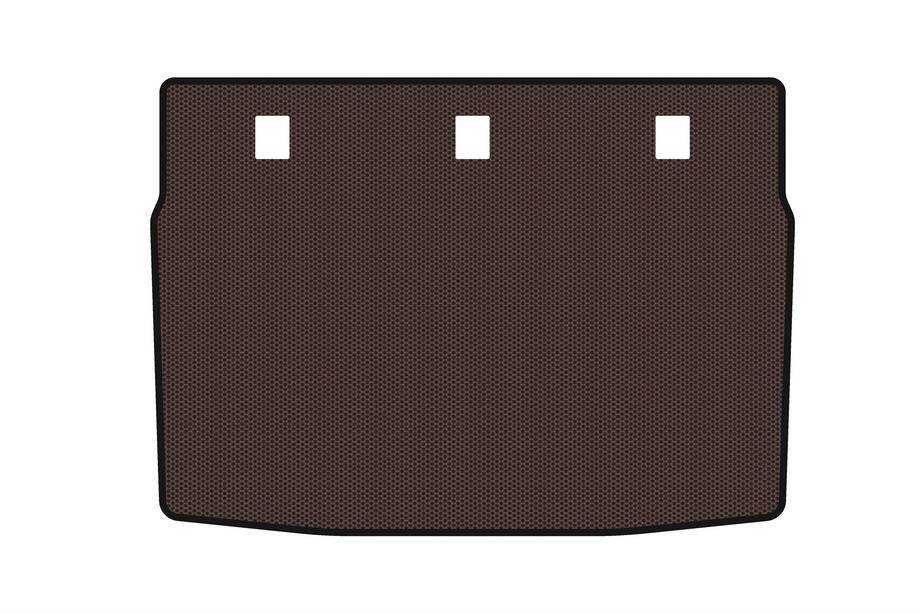 Kia Forte 2008–2024 Rubber trunk mat Carsuit (2008-2012, brown) Photo 1