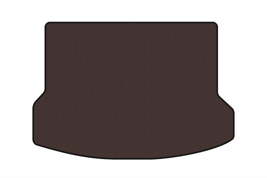 Nissan X-trail T32/Rogue 2014-2021 Rubber trunk mat Carsuit (5-seater, Europe, brown) Photo 1