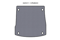 Alfa Romeo Stelvio 2016- Rubber trunk mat Carsuit V-1 (with subwoofer, gray) photo 1