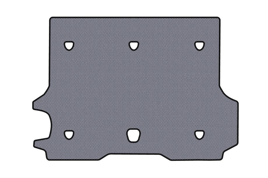 Chevrolet Trailblazer 2002-2012 Rubber Trunk Mat Carsuit (Gray) Image