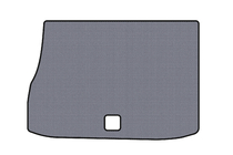 Citroen DS-5 2011-2015 Rubber trunk mat Carsuit (HB, Hybrid/AT, gray) photo 1