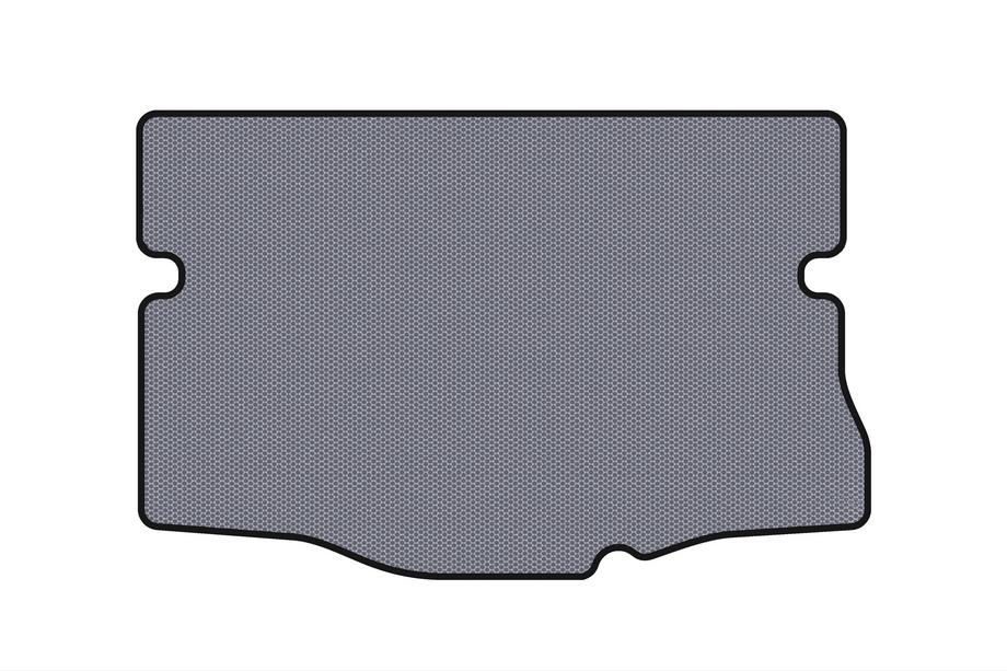 Honda FIT/Jazz 2014–2020 Rubber trunk mat Carsuit (HB, Hybrid, gray) Photo 1
