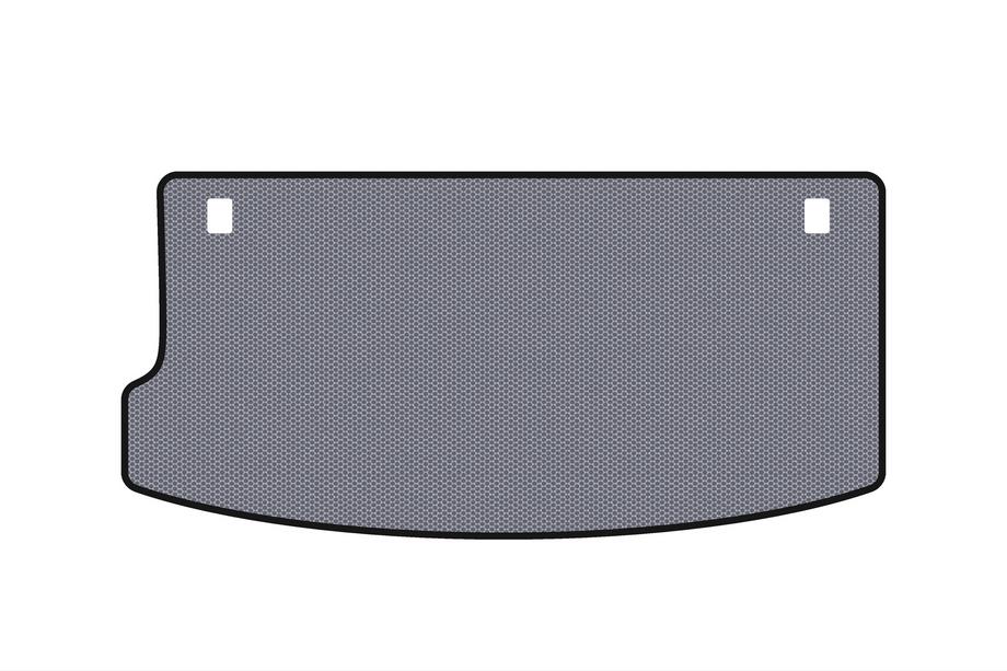 Hyundai I-10 2008-2013 Rubber trunk mat Carsuit (HB, gray) Photo 1