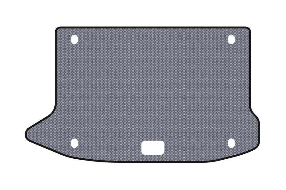 Hyundai Kona 2017-2023 Rubber Trunk Mat Carsuit V2 (Gray) Photo 1