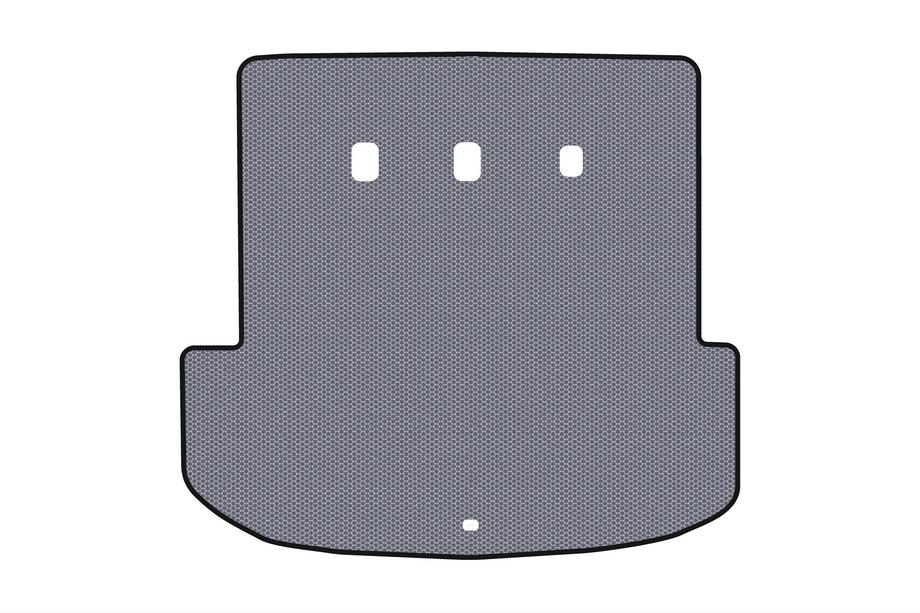 Hyundai Palisade 2018-2025 Rubber trunk mat Carsuit (7-seater, gray) Image