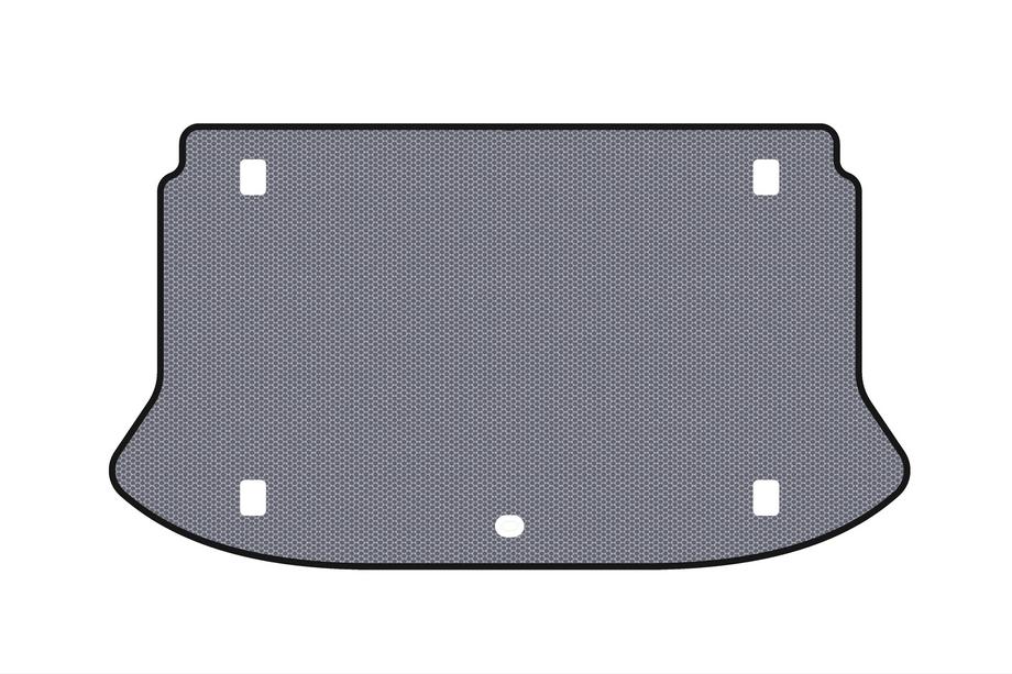 Hyundai Venue 2019- Rubber Trunk Mat Carsuit (Gray) Image