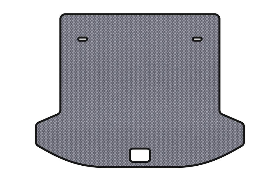 Jetour X70 2018- Rubber trunk mat Carsuit (2 rows, grey) Image