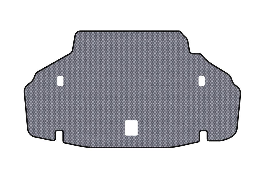 Lexus LS 2007-2017 Rubber trunk mat Carsuit (2007-2010, SD, Long wheelbase, gray) Photo 1