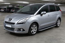 Peugeot 5008 2009-2016 Side Steps Tayga Grey (2 pcs, Aluminum) photo 1