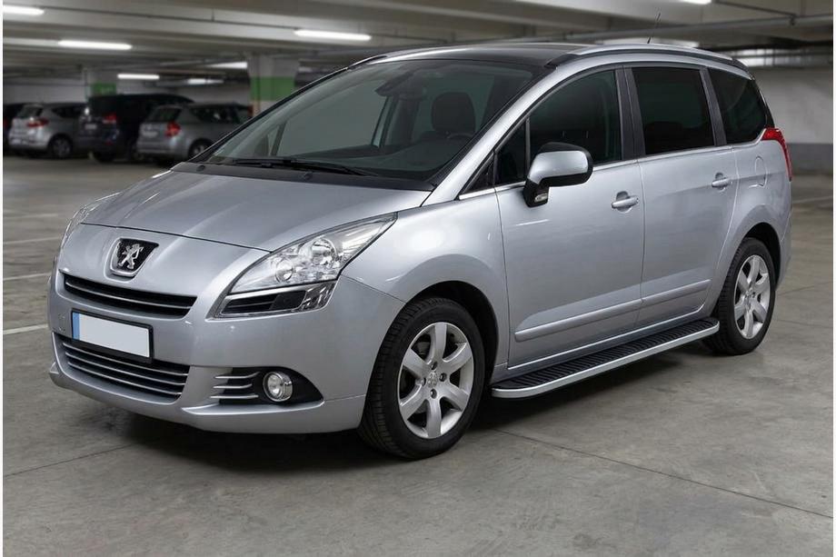 Peugeot 5008 2009-2016 Side Steps Tayga Grey (2 pcs, Aluminum) Image