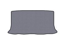 Nissan Micra K12 2003-2010 Rubber trunk mat Carsuit (HB, gray) photo 1