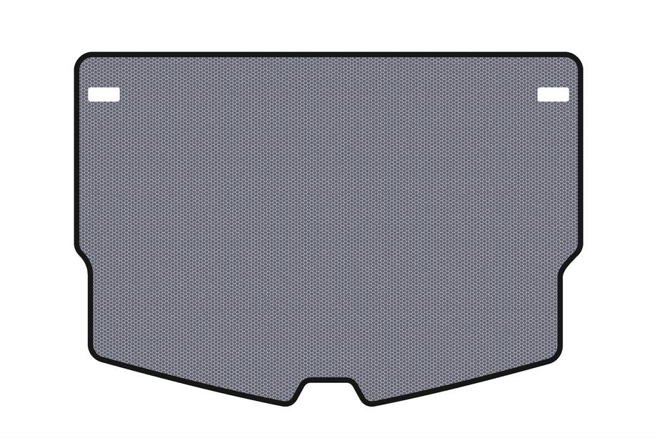 Nissan Note 2012-2020 Rubber trunk mat Carsuit (HB, gray) Image