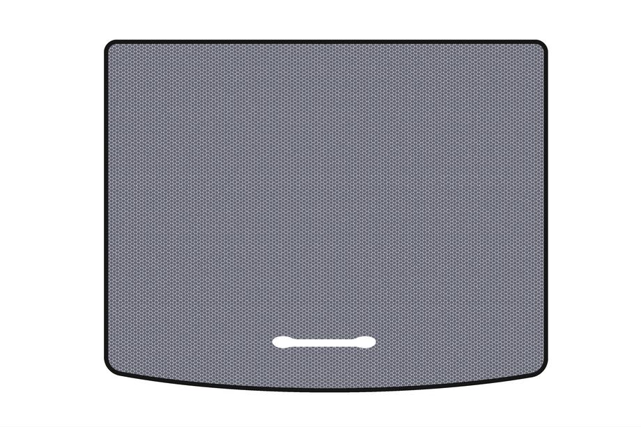 Opel Ampera 2011-2016 Rubber trunk mat Carsuit (LB, Hybrid, gray) Photo 1