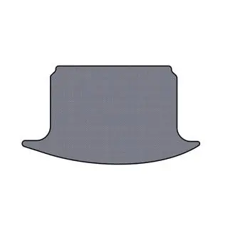 Rubber trunk mat Carsuit (2001-2005, HB, 5-door, gray) photo 1