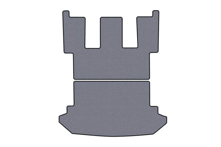 Peugeot 807 2002-2014 Rubber Trunk Mat Carsuit (Gray) Image