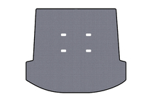Toyota Fortuner 2006-2015 Rubber Trunk Mat Carsuit (Gray) photo 1