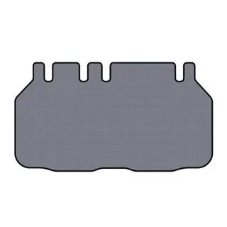 Rubber trunk mat Carsuit (6-seater, gray) photo 1