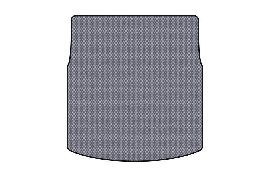 Volkswagen Phaeton 2002-2016 Rubber trunk mat Carsuit (SD, short wheelbase, gray) Photo 1