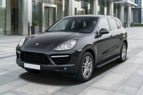 Porsche Cayenne 2010-2017 Side Steps Allmond Black (2 pcs, Aluminum) photo 1