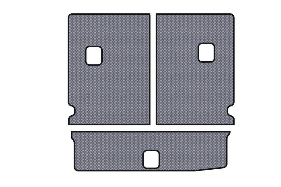Chevrolet Orlando 2010-2018 Rubber trunk mat Carsuit V-1 (Gray) Photo 1