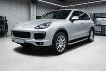 Porsche Cayenne 2010-2017 Side Steps Tayga (2 pcs, Aluminum) photo 1