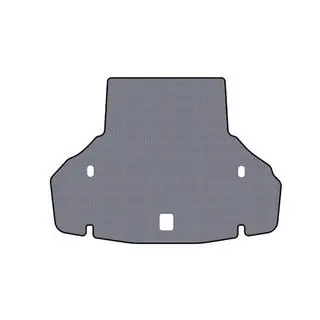 Rubber trunk mat Carsuit (2007-2009, SD, 2WD, USA, gray) photo 1