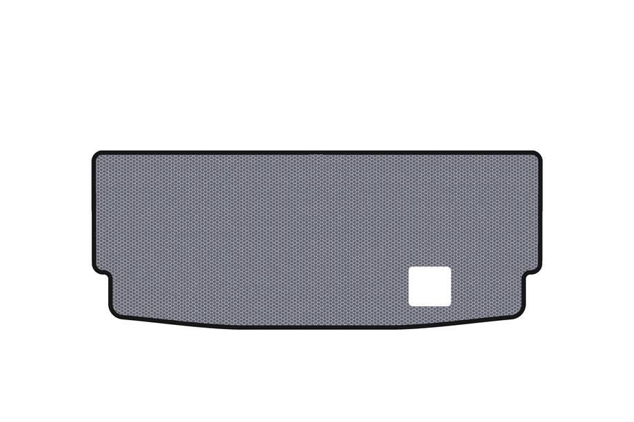 Mercedes GL class X164 2006-2012 Rubber trunk mat Carsuit (7-seater with folded 3rd row, gray) Image