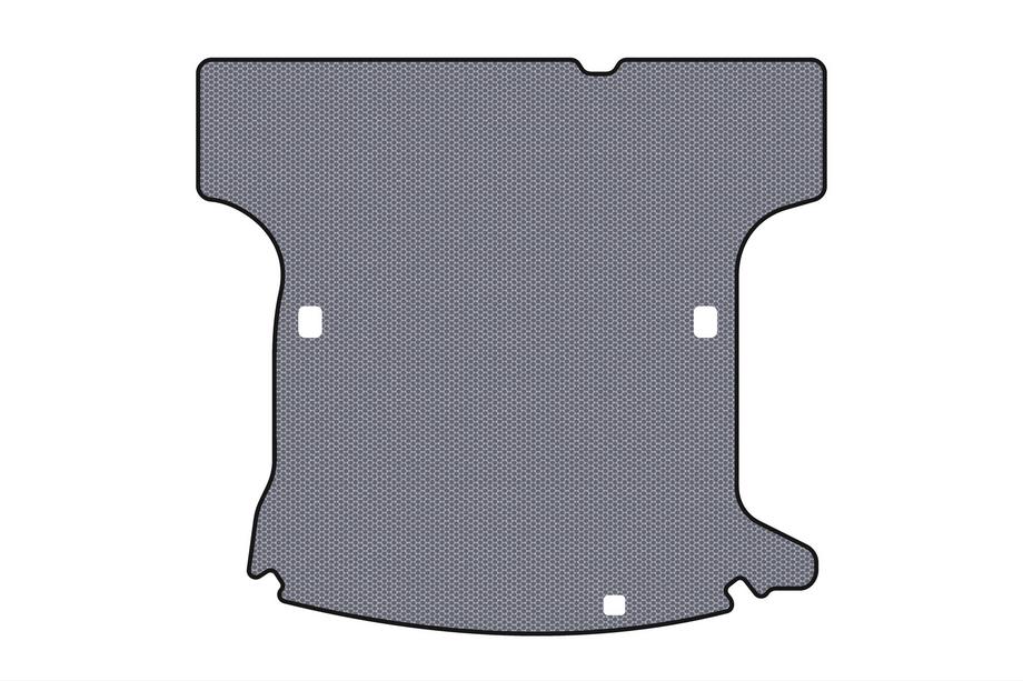 Renault Logan I 2005-2008 Rubber trunk mat Carsuit (2005-2009, SW, 5-seater, gray) Photo 1