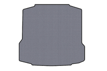 Skoda Rapid 2012-2019 Rubber trunk mat Carsuit (LiftBack, gray) photo 1