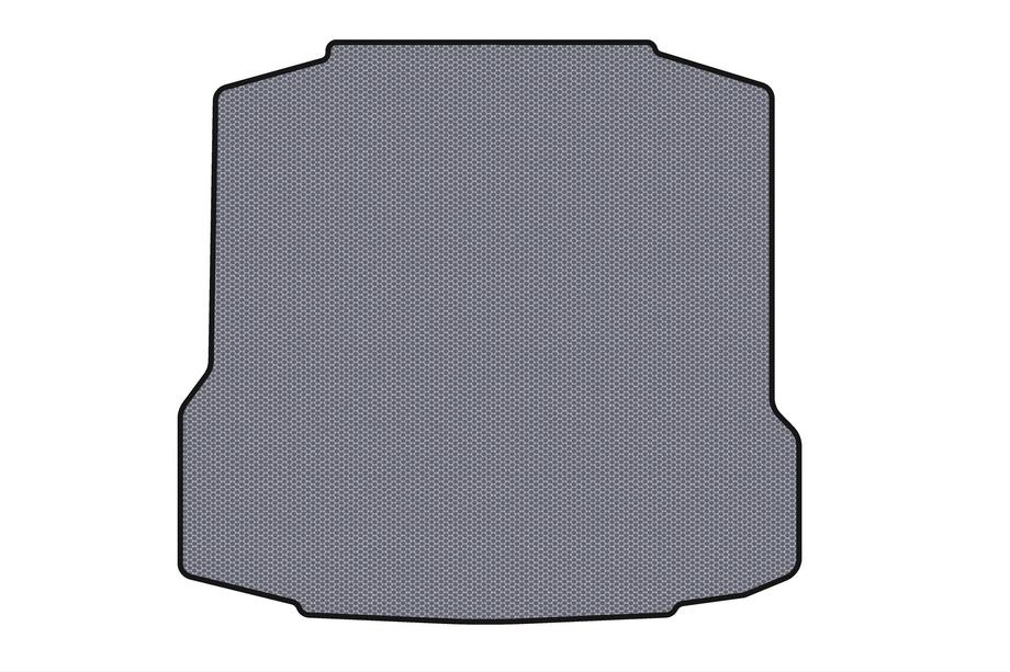 Skoda Rapid 2012-2019 Rubber trunk mat Carsuit (LiftBack, gray) Image
