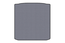 Skoda Superb 2009-2015 Rubber trunk mat Carsuit (single false floor, SW, gray) photo 1