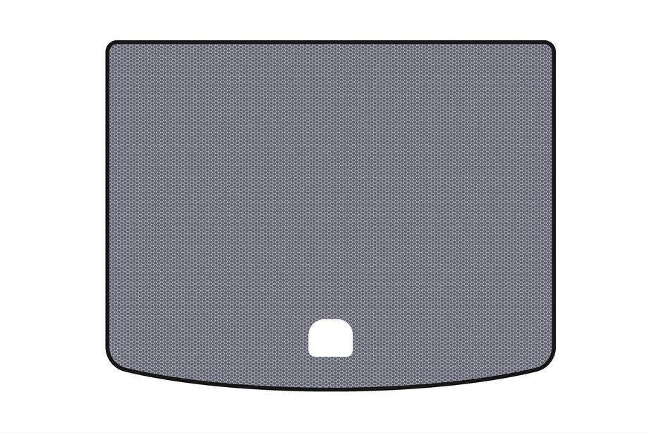 SsangYong Kyron 2005-2014 Rubber Trunk Mat Carsuit (Gray) Image