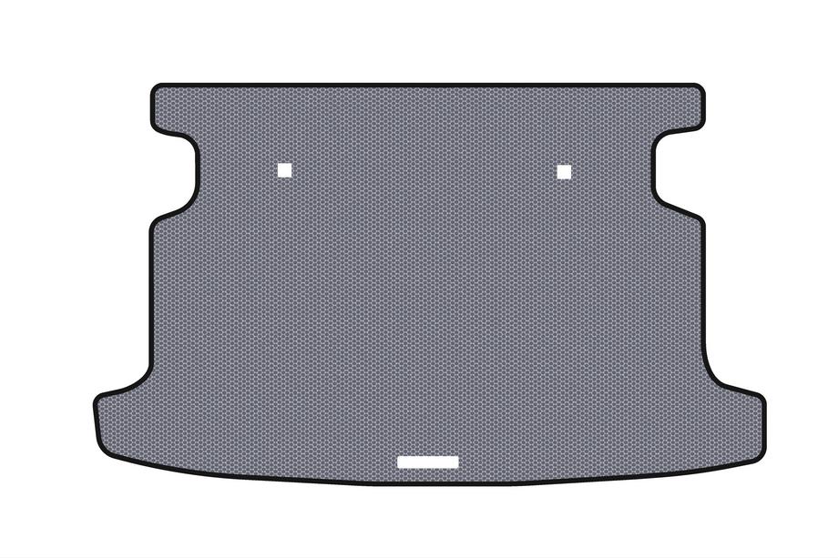 Toyota Corolla 2002-2007 Rubber trunk mat Carsuit (HB, gray) Image