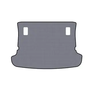 Rubber trunk mat Carsuit (7-seater, gray) photo 1
