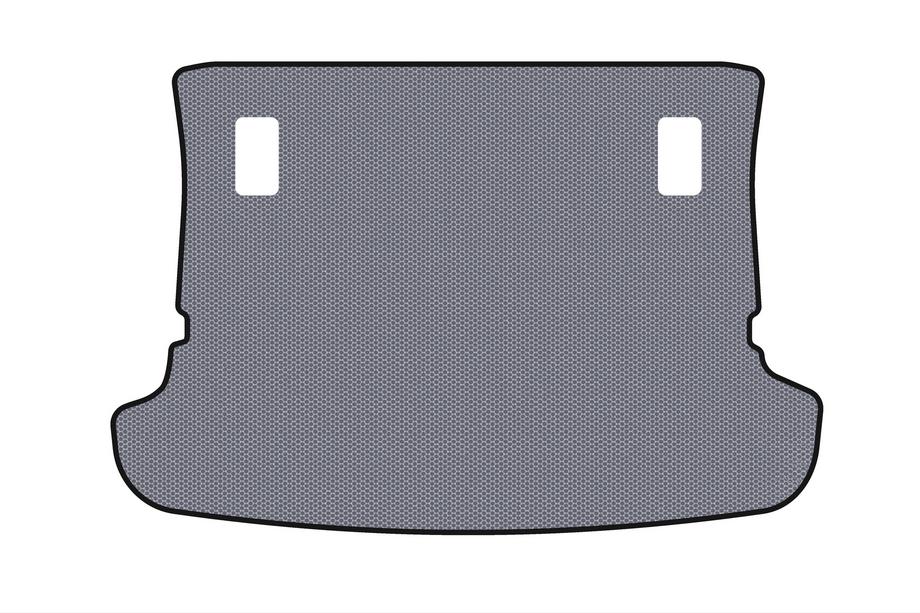 Toyota Corolla Verso 2004-2009 Rubber trunk mat Carsuit (7-seater, gray) Photo 1