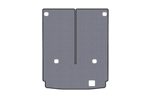 Mercedes GL class X164 2006-2012 Rubber trunk mat Carsuit (7-seater with folded 3rd row, gray) photo 1